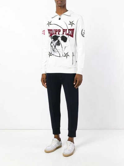 Shop Philipp Plein Skull Sweatshirt