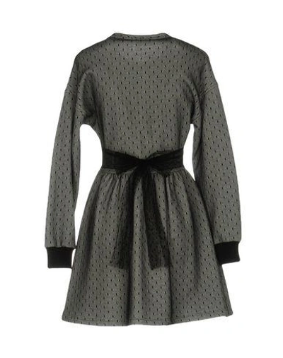 Shop Red Valentino Short Dresses In Grey