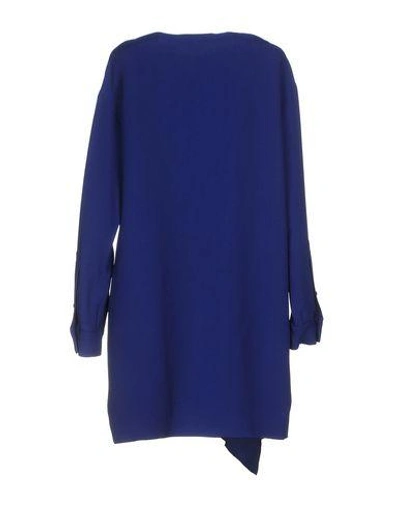 Msgm Short Dresses In Blue
