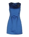 Love Moschino Short Dresses In Bright Blue