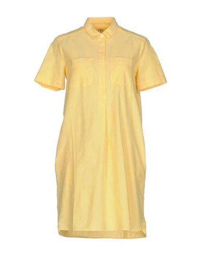 Ymc You Must Create Short Dress In Yellow