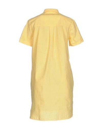 Shop Ymc You Must Create Short Dress In Yellow