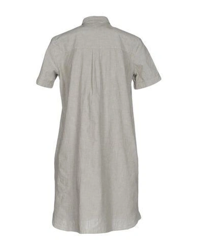 Shop Ymc You Must Create Short Dress In Light Grey