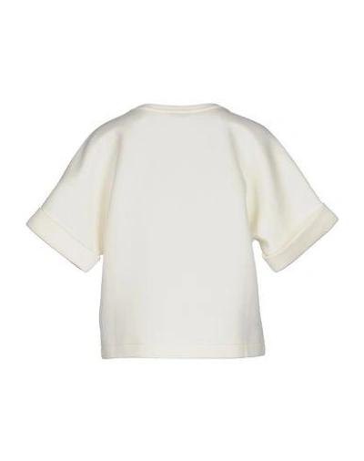 Shop Fendi Sweatshirt In Ivory