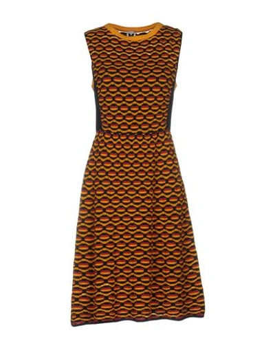 M Missoni Short Dress In Apricot