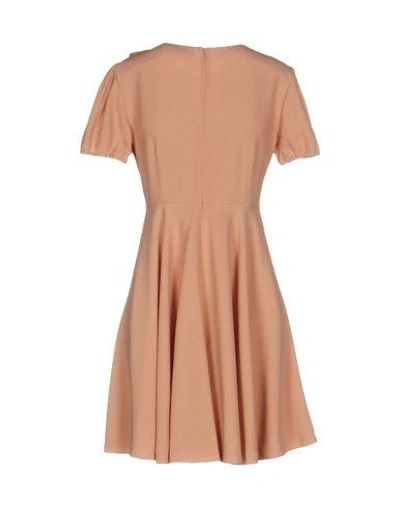 Shop Red Valentino Short Dresses In Pale Pink