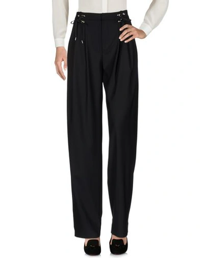 Anthony Vaccarello Pants In Black