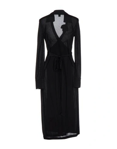 Shop Diane Von Furstenberg Midi Dress In Black