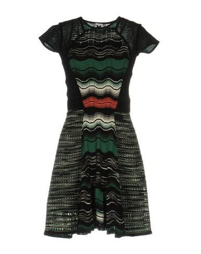 M Missoni Short Dress In Green