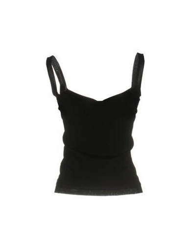 Shop Valentino Top In Black