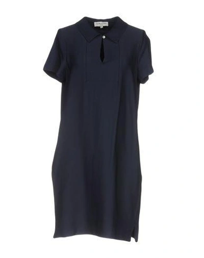 Ymc You Must Create Short Dresses In Dark Blue