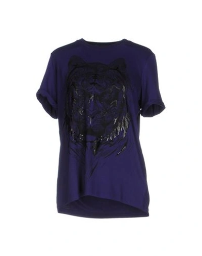 Just Cavalli T-shirts In Dark Purple