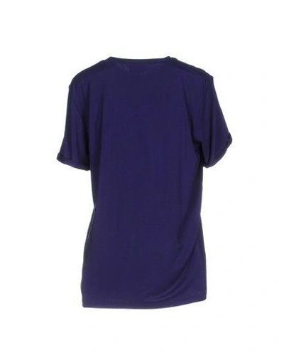 Shop Just Cavalli T-shirts In Dark Purple