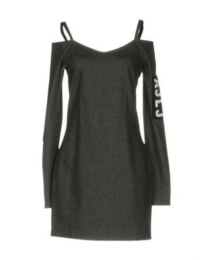 Au Jour Le Jour Short Dress In Grey