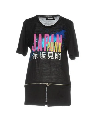 Shop Dsquared2 T-shirt In Black