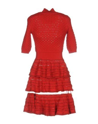 Shop Philipp Plein Short Dresses In Red