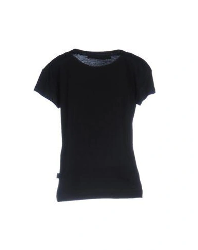 Shop Love Moschino T-shirt In Black