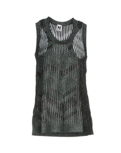 M Missoni Top In Dark Green