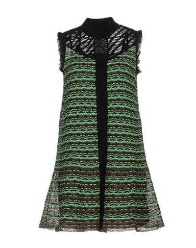 M Missoni Short Dresses In Light Green