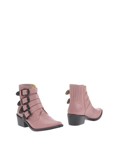 Shop Toga Ankle Boot In Pink