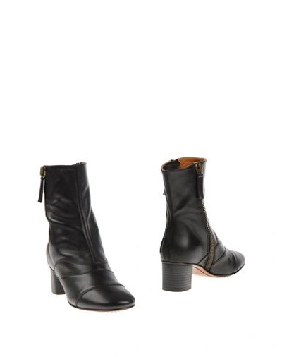 Chloé Ankle Boots In Black