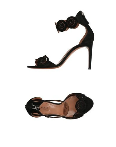 Alaïa Sandals In Black