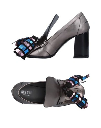 Msgm Loafers In Lead