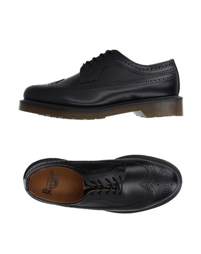 Dr. Martens' Lace-up Shoes In Black