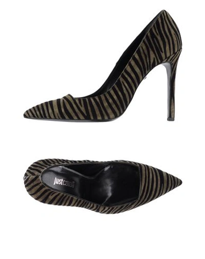 Just Cavalli Pumps In Military Green