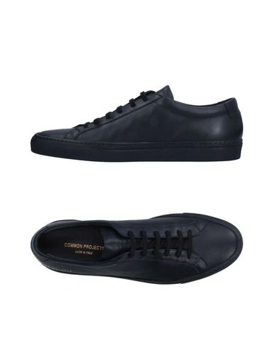 Common Projects Sneakers In Dark Blue