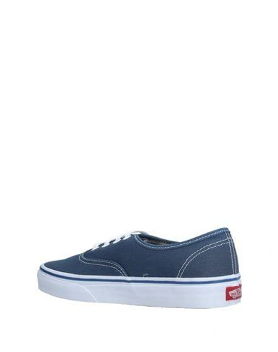 Shop Vans Woman Sneakers Blue Size 7.5 Textile Fibers