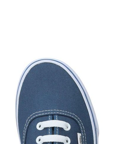 Shop Vans Woman Sneakers Blue Size 7.5 Textile Fibers
