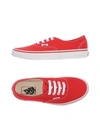 Vans Sneakers In Red