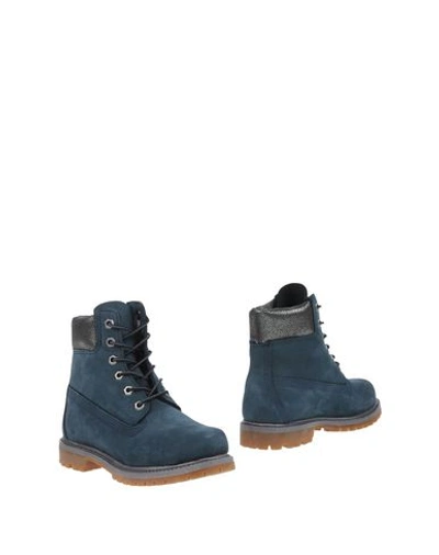 Timberland Ankle Boots In Blue