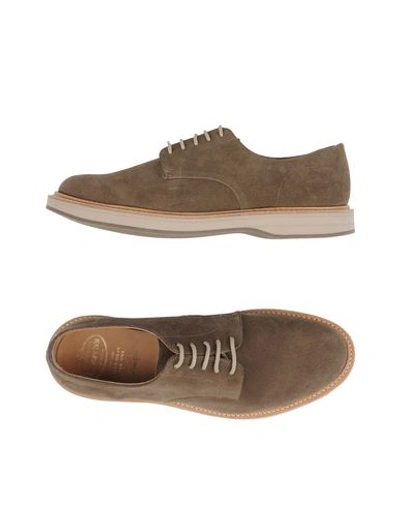 Church's Laced Shoes In Khaki