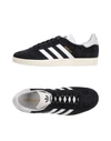 Adidas Originals Adidas Gazelle Bb5476 Men's Us 10.5 Black White Leather Low Top Sneakers Nr9420 In Black