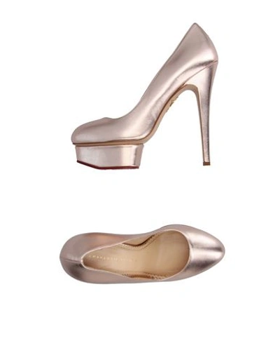 Charlotte Olympia Court In Light Pink