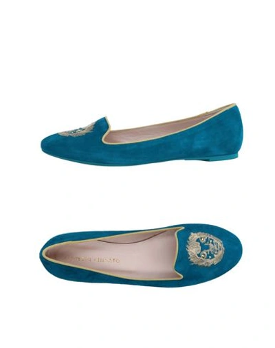 Tsumori Chisato Loafers In Turquoise