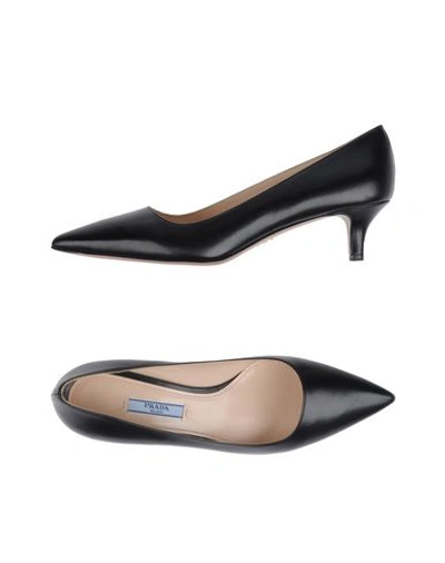 Shop Prada Pump In Black