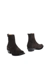 ASH ASH WOMAN ANKLE BOOTS LEAD SIZE 10 SOFT LEATHER,11230314OD 5