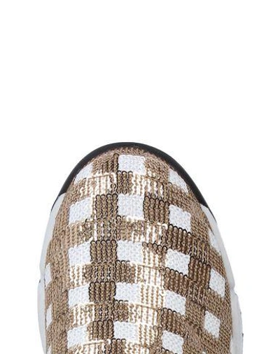 Shop Pinko Sneakers In Gold