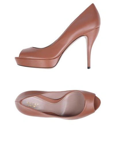 Gucci Pumps In Pastel Pink
