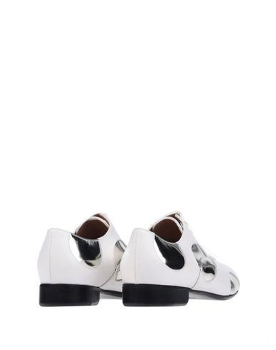 Shop Marni Laced Shoes In White