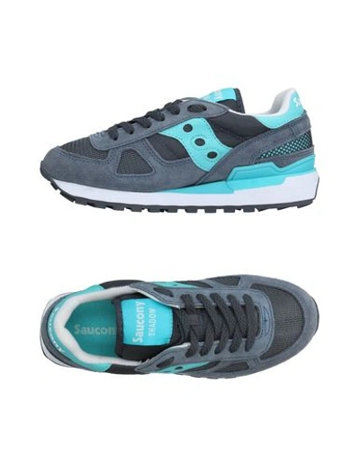 Saucony Trainers In Slate Blue