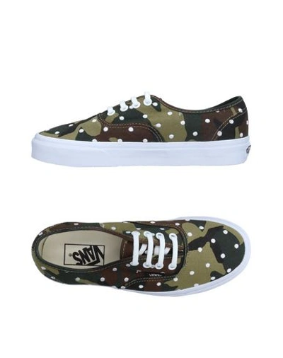 Vans Sneakers In Military Green