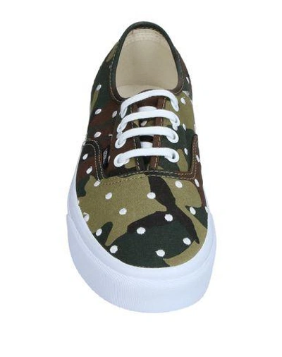Shop Vans Sneakers In Military Green