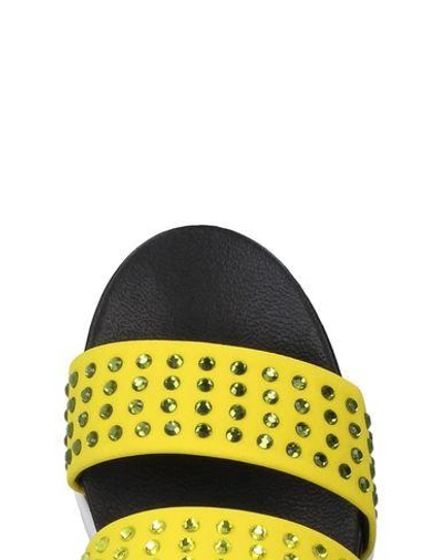 Shop Pinko Sandals In Yellow
