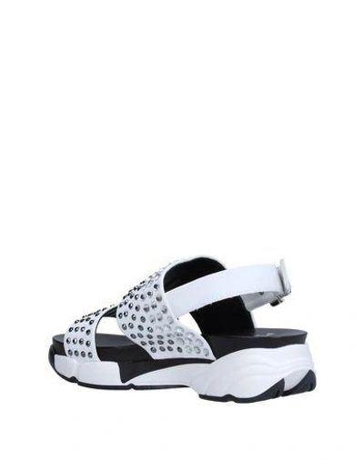 Shop Pinko Sandals In White