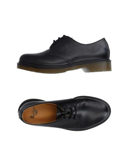 Shop Dr. Martens' Dr. Martens Woman Lace-up Shoes Black Size 7 Soft Leather