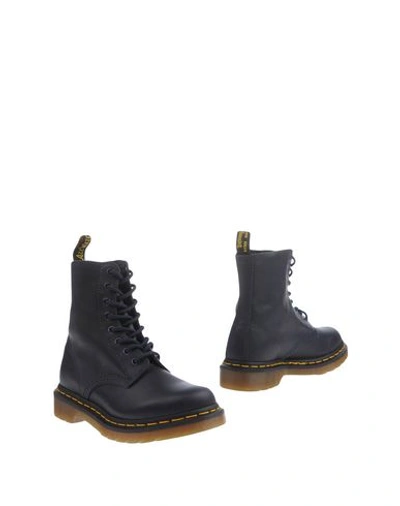 Dr. Martens Ankle Boots In Dark Blue